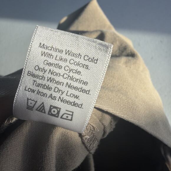 Coldwater Creek Womens natural fit Stretch Dress Pant Size 12 Beige Straight Leg - Picture 10 of 11